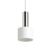 GIULIA 12 függő lámpa fehér króm 230V LED E27 11W