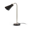 ANIKA asztali lámpa matt fekete matt nikkel 230V LED E27 15W