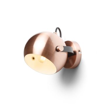 AGNETA felületre szerelhető  szálcsiszolt réz/fekete 230V LED E27 11W