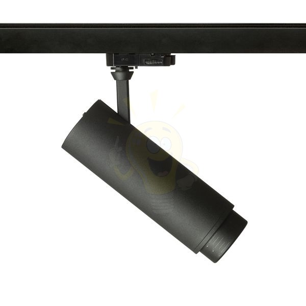 FOCUS 20 DIMM háromfázisú áramkörös sínre fekete  230V LED 20W 10 60°  3000K 4000K 5000K