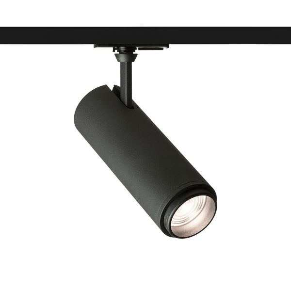 FOCUS 20 DIMM egyfázisú áramkörös sínre fekete  230V LED 20W 10 60°  3000K 4000K 5000K