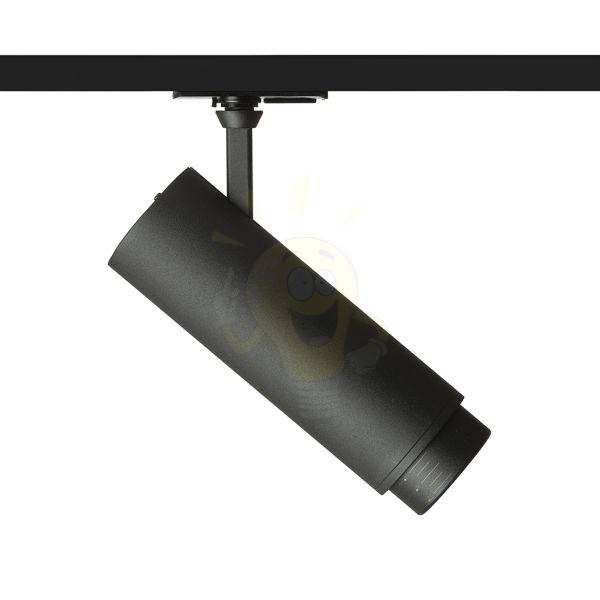 FOCUS 20 DIMM egyfázisú áramkörös sínre fekete  230V LED 20W 10 60°  3000K 4000K 5000K