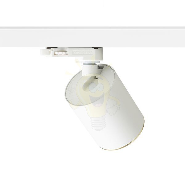 DARIO háromfázisú áramkörös sínre fehér szálcsiszolt sárgaréz 230V LED GU10 9W