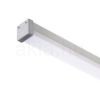 LED PROFILE D felületre szerelhető 1m  alumínium/tej akril 