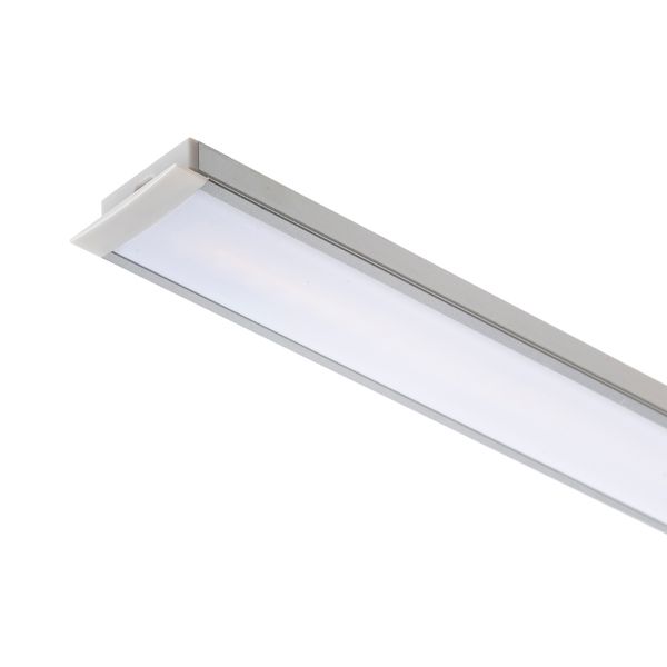 LED PROFILE A süllyesztett 1m  alumínium/tej akril 