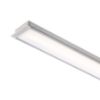 LED PROFILE A süllyesztett 1m  alumínium/tej akril 