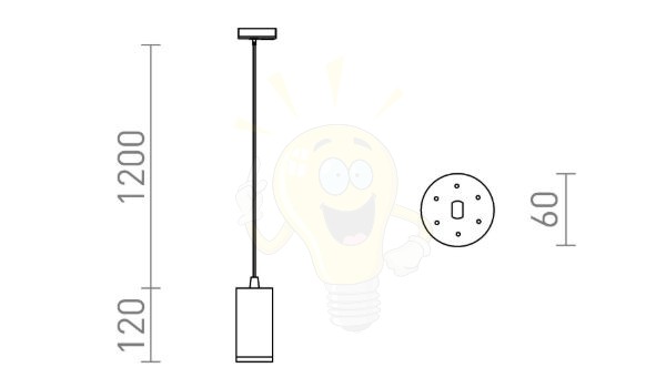 BELENOS egyfázisú áramkörös sínre függő lámpa fehér  230V LED GU10 9W