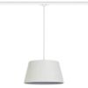 BUCKY 40 háromfázisú áramkörös sínre fehér/szürke fém 230V LED E27 15W