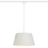 BUCKY 40 háromfázisú áramkörös sínre fehér/szürke fém 230V LED E27 15W