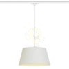 BUCKY 40 háromfázisú áramkörös sínre fehér/szürke fém 230V LED E27 15W