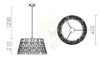 BUCKY 40 háromfázisú áramkörös sínre fehér/szürke fém 230V LED E27 15W