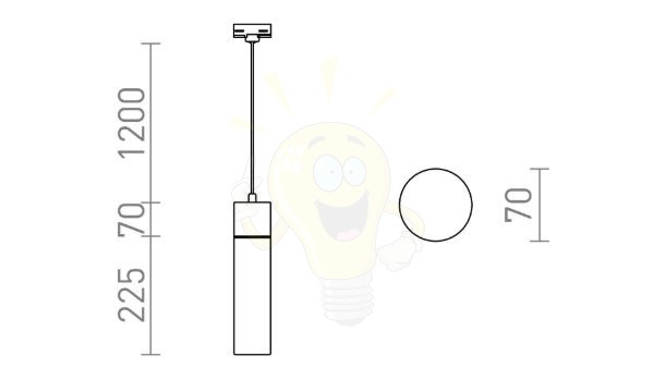 EIGHT háromfázisú áramkörös sínre függö lámpa  opál üveg/króm 230V LED E27 11W