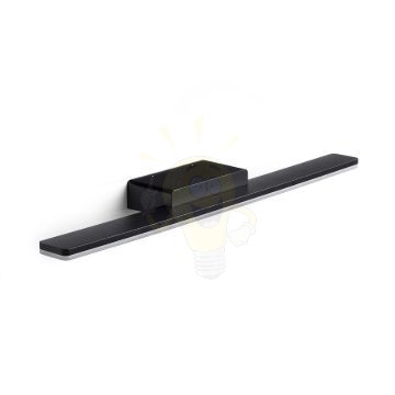 MAREA 60 fali lámpa fekete 230V LED 18W IP44 3000K
