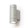 MIZZI NEW II fali lámpa ezüstszürke  230V LED GU10 2x8W IP65