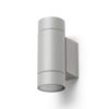 MIZZI NEW II fali lámpa ezüstszürke  230V LED GU10 2x8W IP65