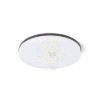 COIMBRA süllyesztett lámpa fekete 230V LED 24W 3000K