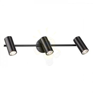 BOGARD III fali lámpa matt fekete  230V LED 3x5W 40°  3000K