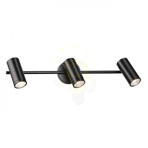BOGARD III fali lámpa matt fekete  230V LED 3x5W 40°  3000K