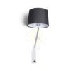 SHARP fali lámpa fekete króm 230V LED E27 15W