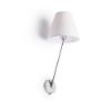 SILENCE fali lámpa fehér króm 230V LED E27 15W
