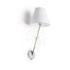 SILENCE fali lámpa fehér króm 230V LED E27 15W