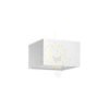 TEMPO 30/19 lámpabúra  Polycotton fehér/fehér PVC  max. 23W