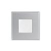 SAU SQ süllyesztett lámpa ezüstszürke 230V LED GU10 7W IP44