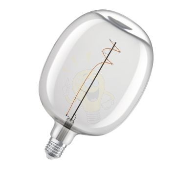 OSRAM Vintage BALLON DIMM világos 230V E27 LED EQ30 2700K