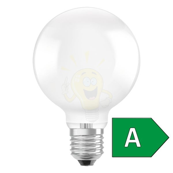 OSRAM ULTRA ECONOMY 210lm/W Globe 95   matt 230V E27 LED EQ60  3000K