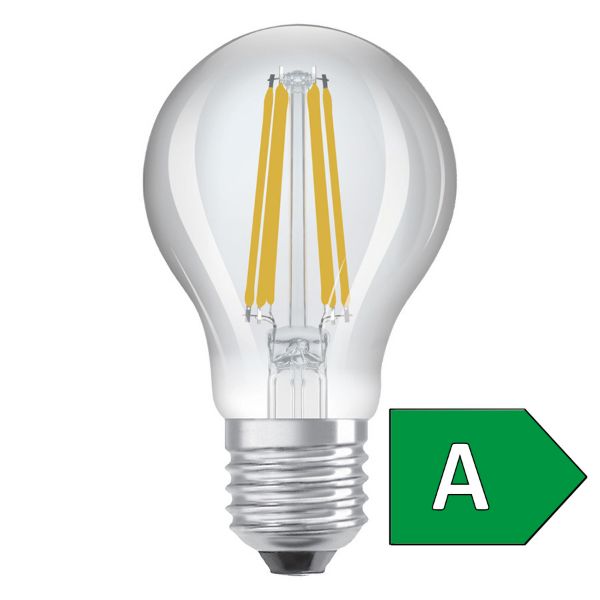 OSRAM ULTRA ECONOMY 210lm/W Classic A világos 230V E27 LED EQ100 3000K