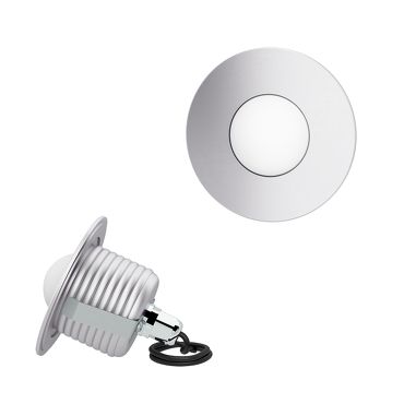 TRILL DC LENS süllyesztett lámpa acél 24= LED 3W IP65 3000K
