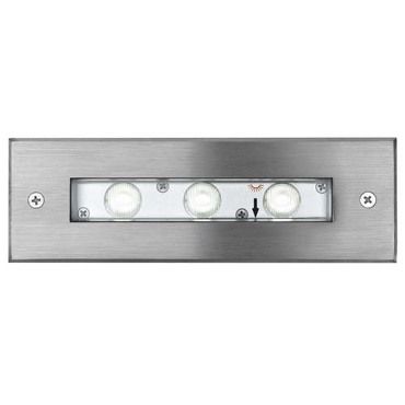 JERRY DC süllyesztett lámpa rozsdamentes acél 24= LED 3x1W 50° IP65 4000K