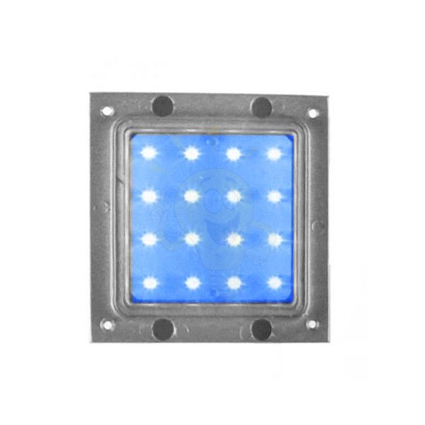 LERRY LED 16 felületre szerelhető ezüstszürke/kék 230V LED 1W IP54