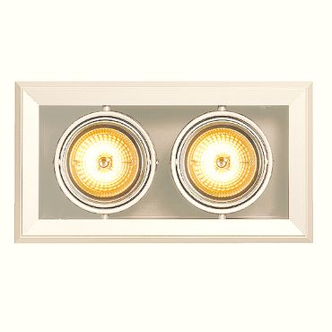 AIXLIGHT MOD 2 QRB111 süllyesztett lámpa krémfehér 12V G53 2x50W