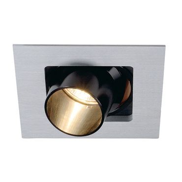 NICETUBE I süllyesztett lámpa szálcsiszolt alumínium 12V GU5,3 50W 60°
