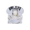 CRYSTAL LED III süllyesztett lámpa tiszta üveg/króm 350mA LED 1W 120° 4000K