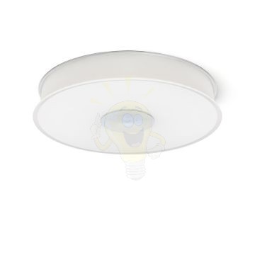 ASTERI LED mennyezeti lámpa  szatén üveg/króm 230V LED 35W  3000K