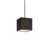 TEMPO 15/15 lámpabúra Polycotton fekete/fehér PVC max. 28W