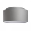 DOUBLE 55/30 lámpabúra Polycotton fekete/fehér PVC max. 23W