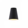 CONNY 25/30 asztali lámpaernyő Polycotton fekete/fehér PVC max. 23W