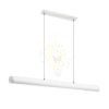 RIVIER LED I függő lámpa króm/tej akril 230V LED 24W 3000K