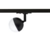 LYRA egy áramkörös sínre fekete tej akril 230V LED 5W  3000K
