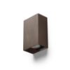 CAPRI RC fali lámpa  csiszolt bronz 230V LED GU10 2x9W