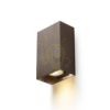 CAPRI RC fali lámpa  csiszolt bronz 230V LED GU10 2x9W