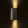 CAPRI R fali lámpa  csiszolt bronz 230V LED GU10 2x9W