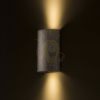 CAPRI R fali lámpa  csiszolt bronz 230V LED GU10 2x9W