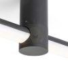 CLARIS 120 felületre szerelhető fekete tej akril 230V LED 2x12W  3000K