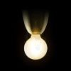 REACH mennyezeti lámpa szálcsiszolt sárgaréz 230V LED E27 11W