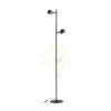 NOVA II állólámpa fekete króm/tej akril 230V LED 2x3.5W 3000K