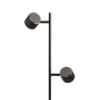 NOVA II állólámpa fekete króm/tej akril 230V LED 2x3.5W 3000K